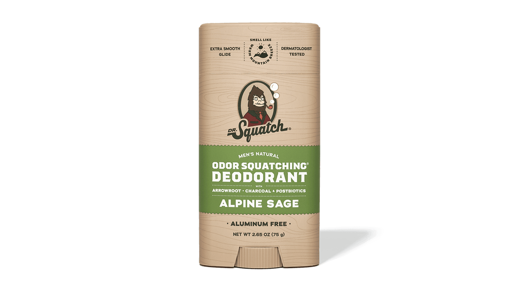 Dr. Squatch Alpine Sage Deodorant packaging