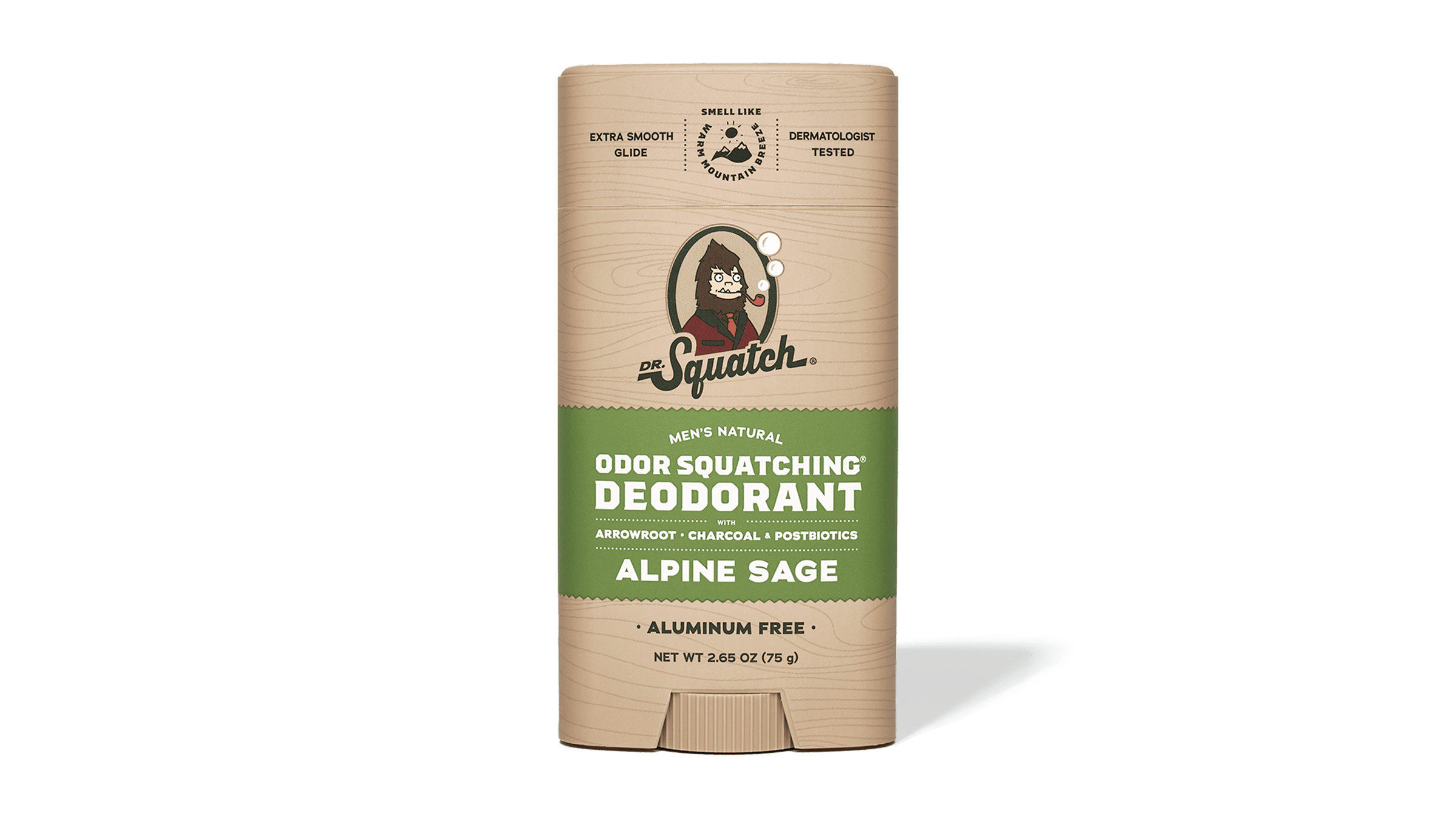 Dr. Squatch Alpine Sage Deodorant packaging