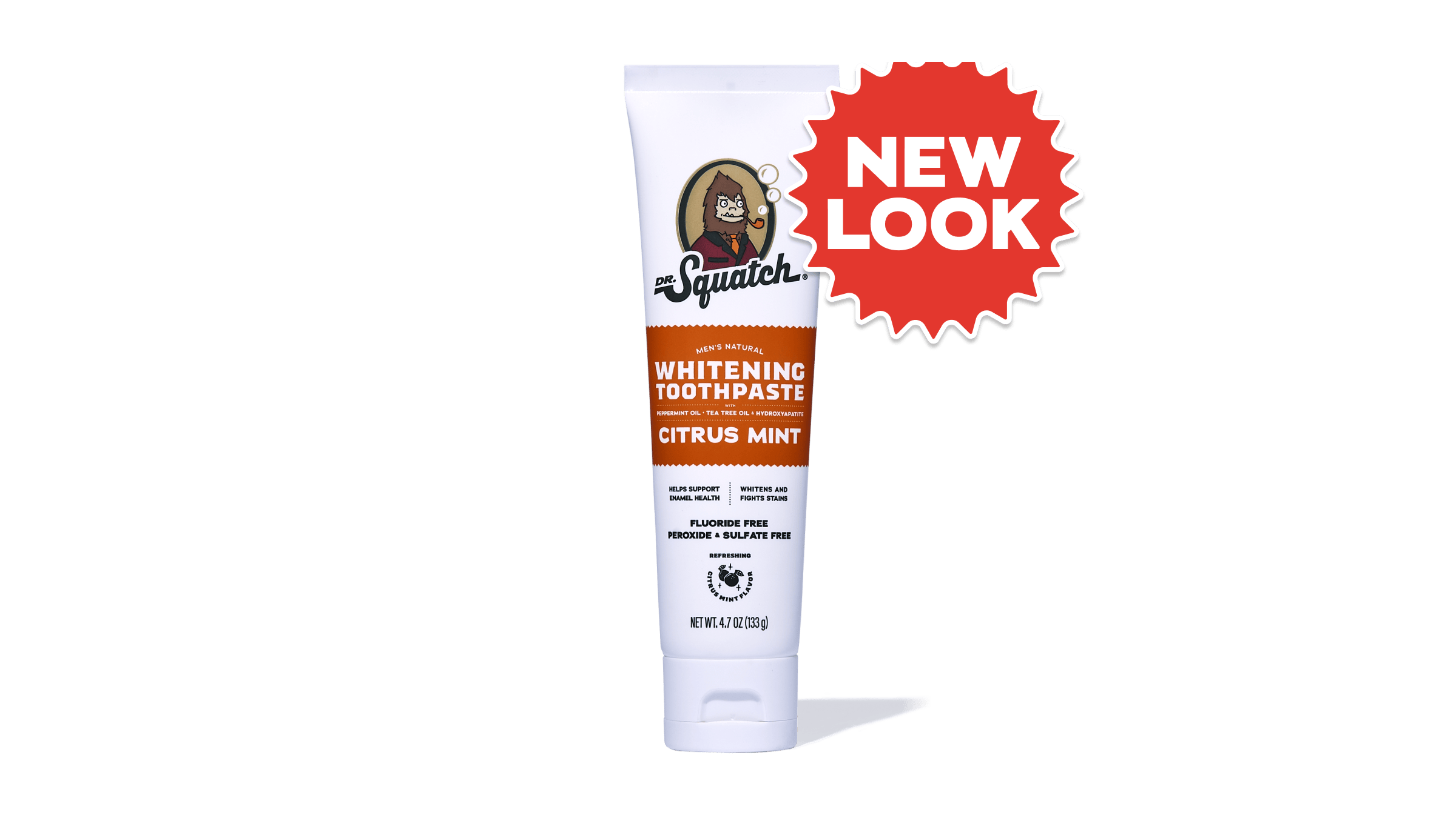 Dr. Squatch Citrus Mint Whitening Toothpaste packaging