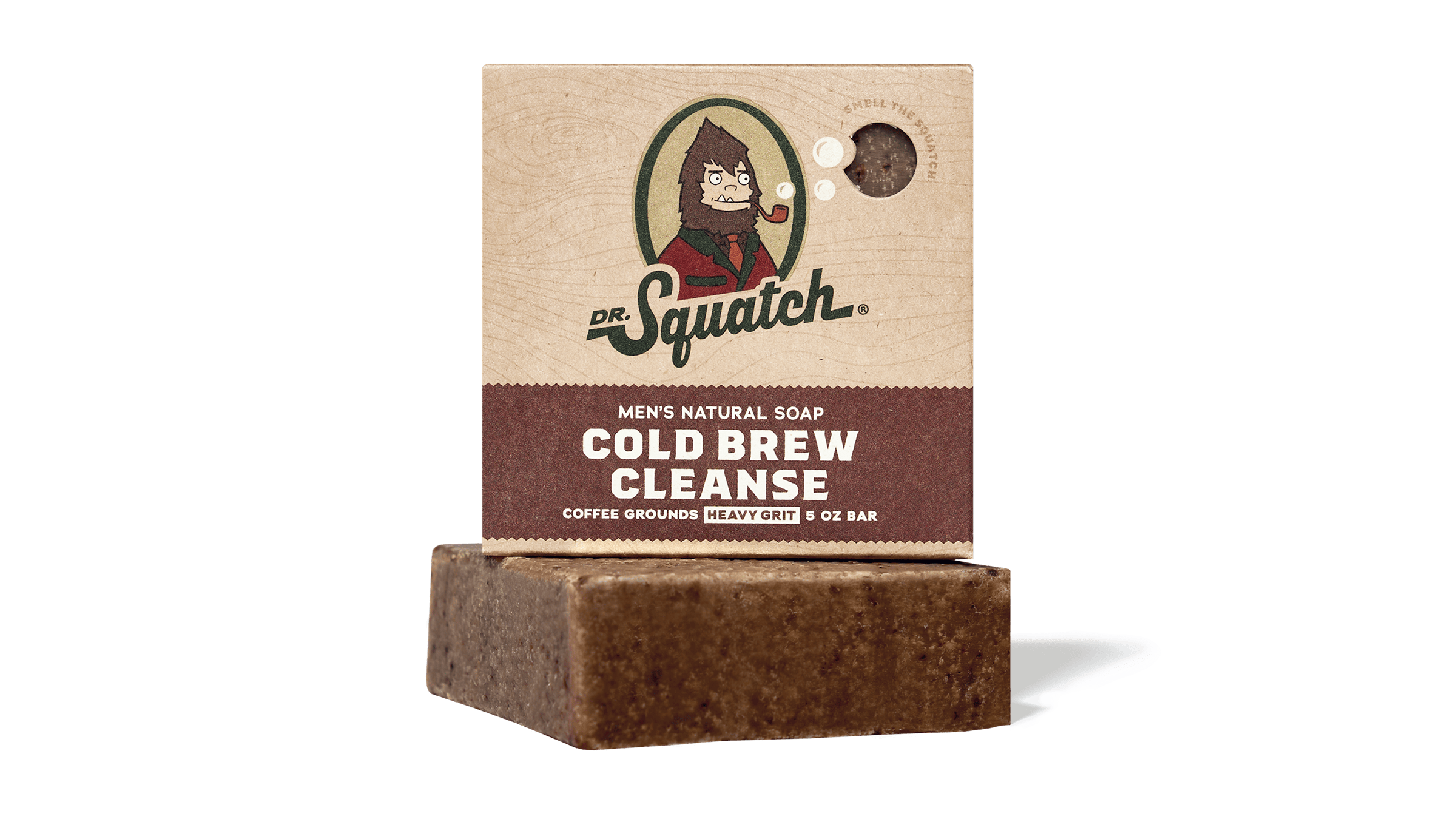 Dr. Squatch Cold Brew Cleanse bar soap packaging