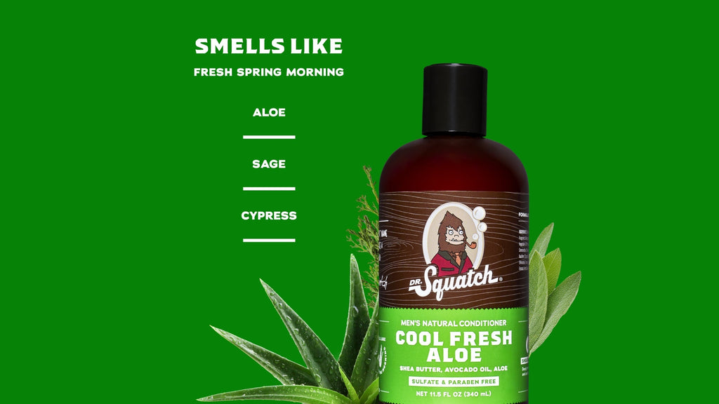 Scent notes graphic for Dr. Squatch Conditioner 3-Pack