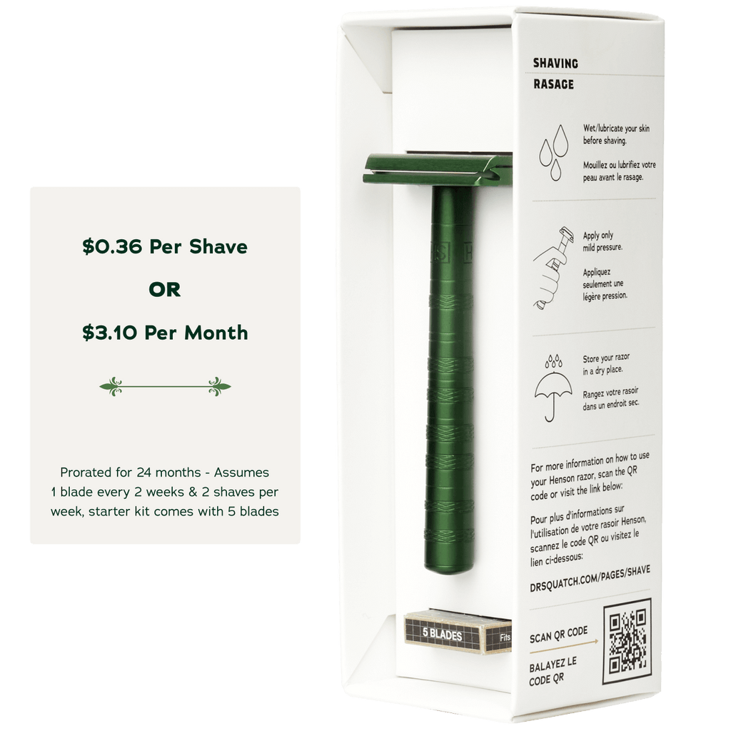 Promotional graphic for Dr. Squatch Clean Cut Bundle gift set