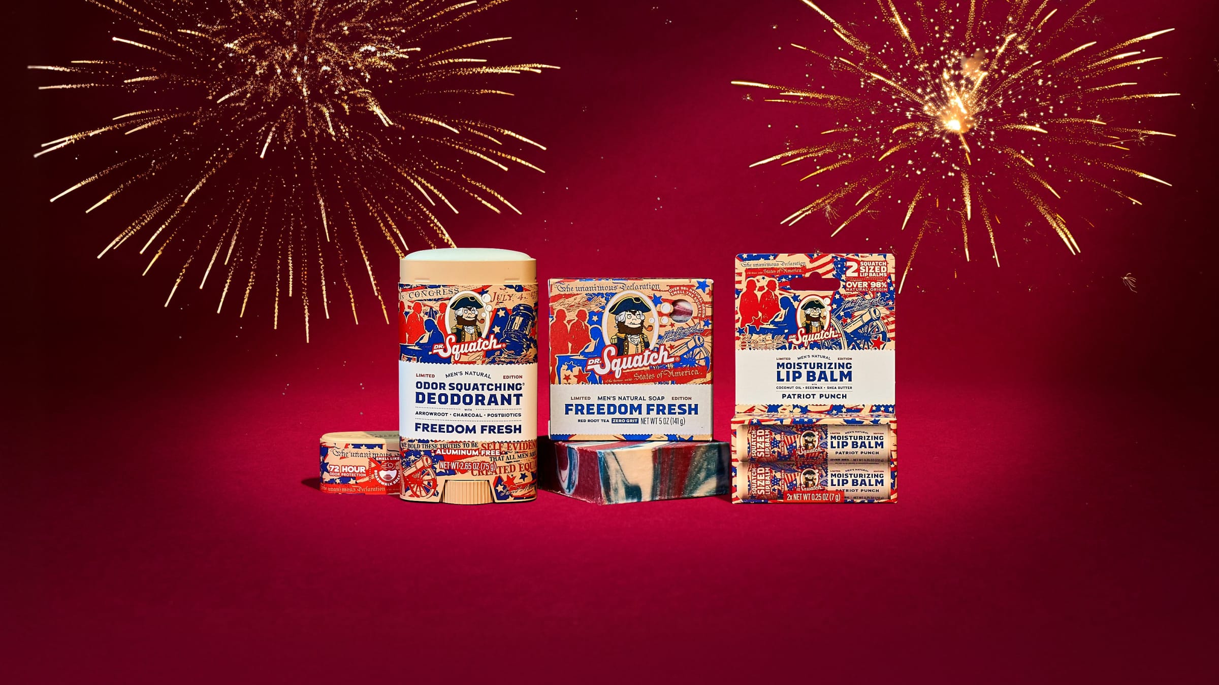 Dr. Squatch Freedom Fresh 250th Collection gift set — product photo 3 of 3