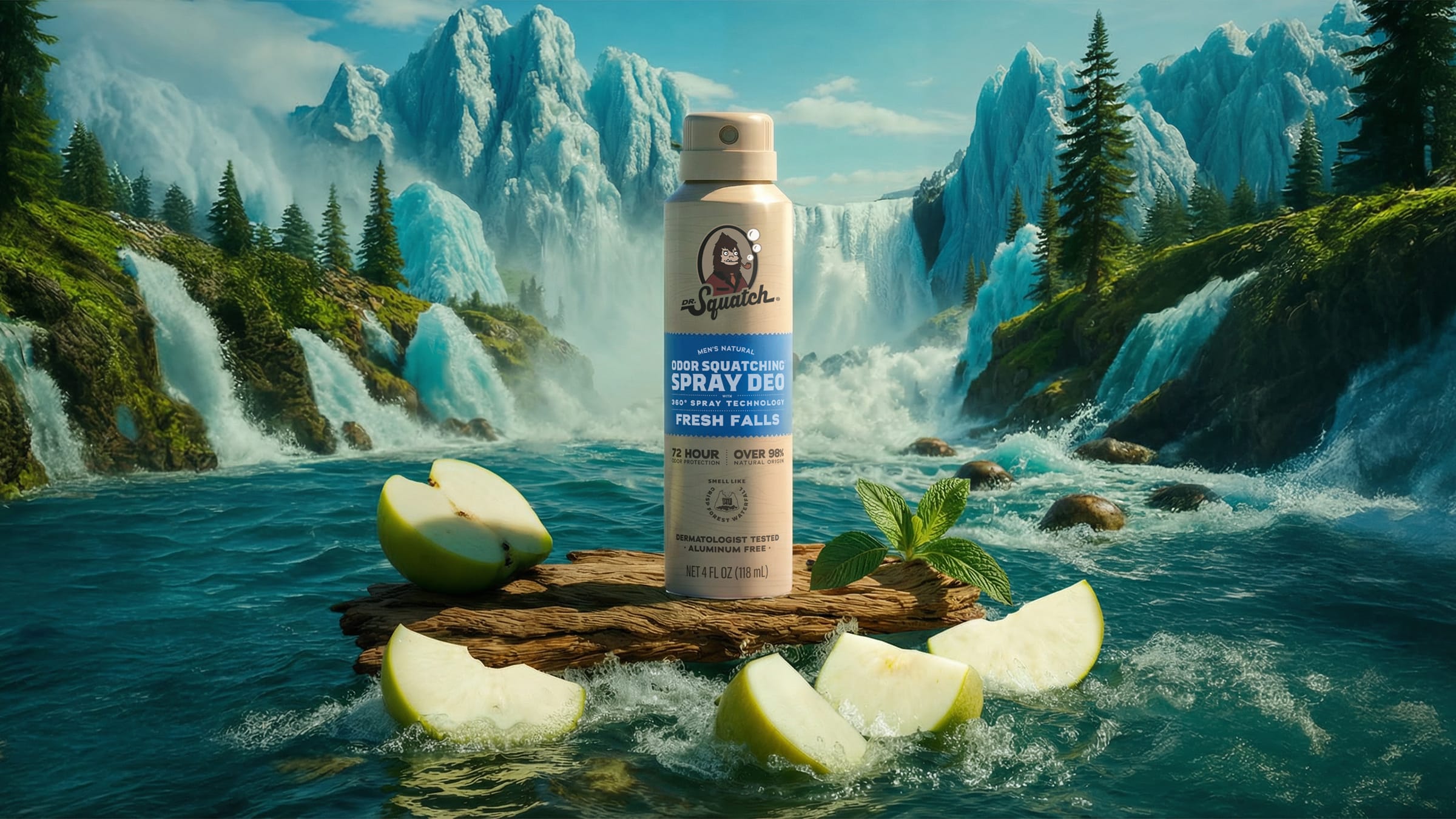 Dr. Squatch Fresh Falls Spray Deodorant