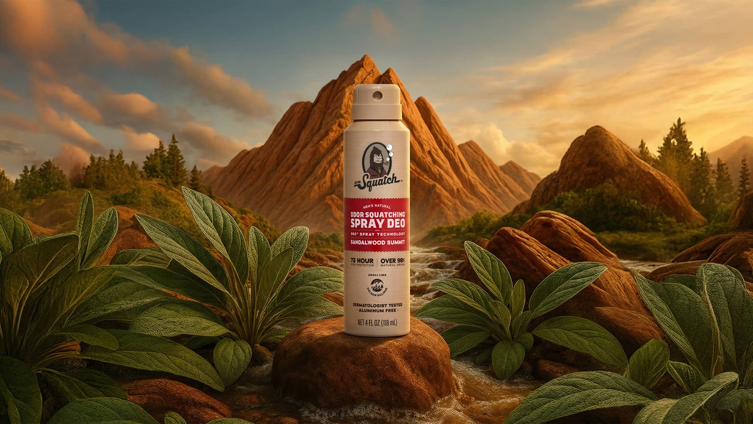 Dr. Squatch Sandalwood Summit Spray Deodorant