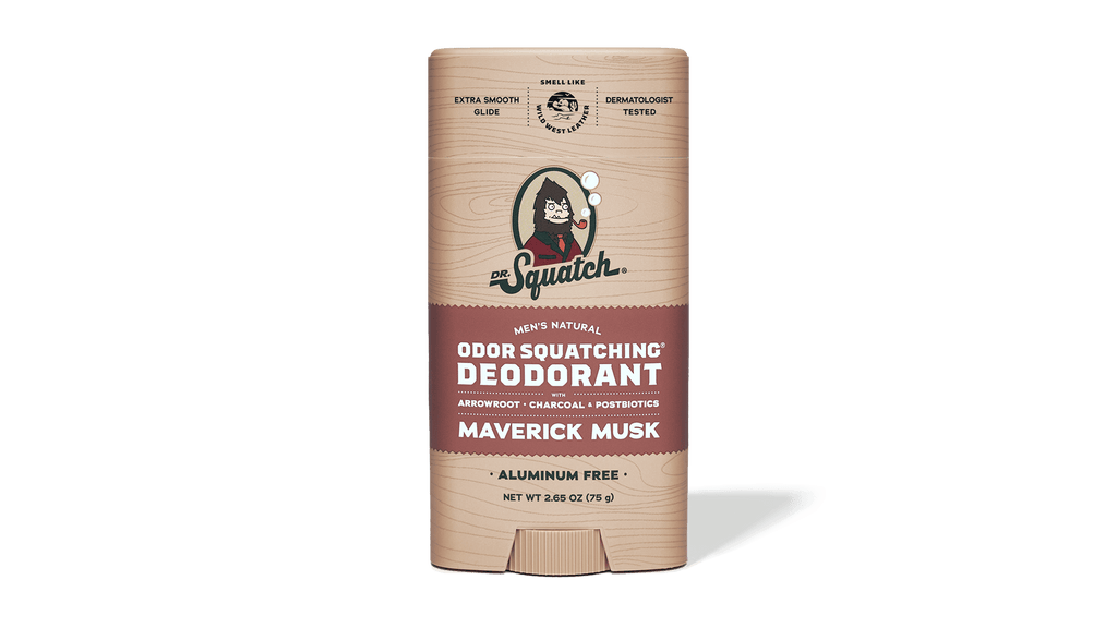 Dr. Squatch Maverick Musk Deodorant packaging