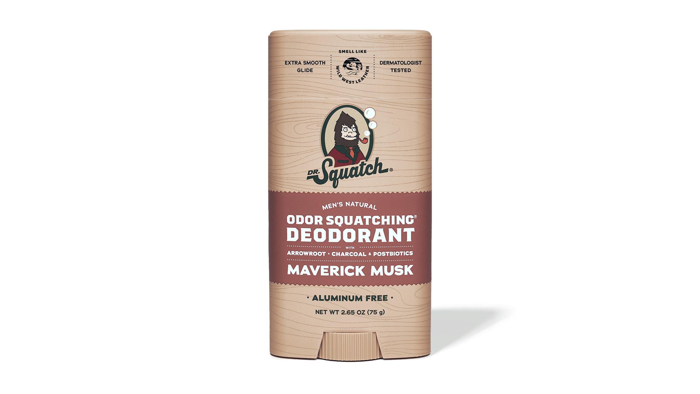 Dr. Squatch Maverick Musk Deodorant packaging