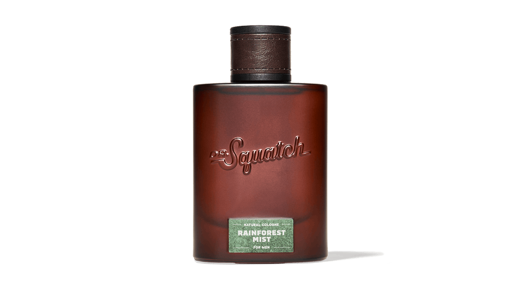 Dr. Squatch Rainforest Mist Cologne packaging