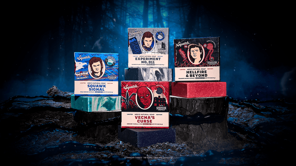 Dr. Squatch Stranger Things 4-Pack gift set — product photo 2 of 7