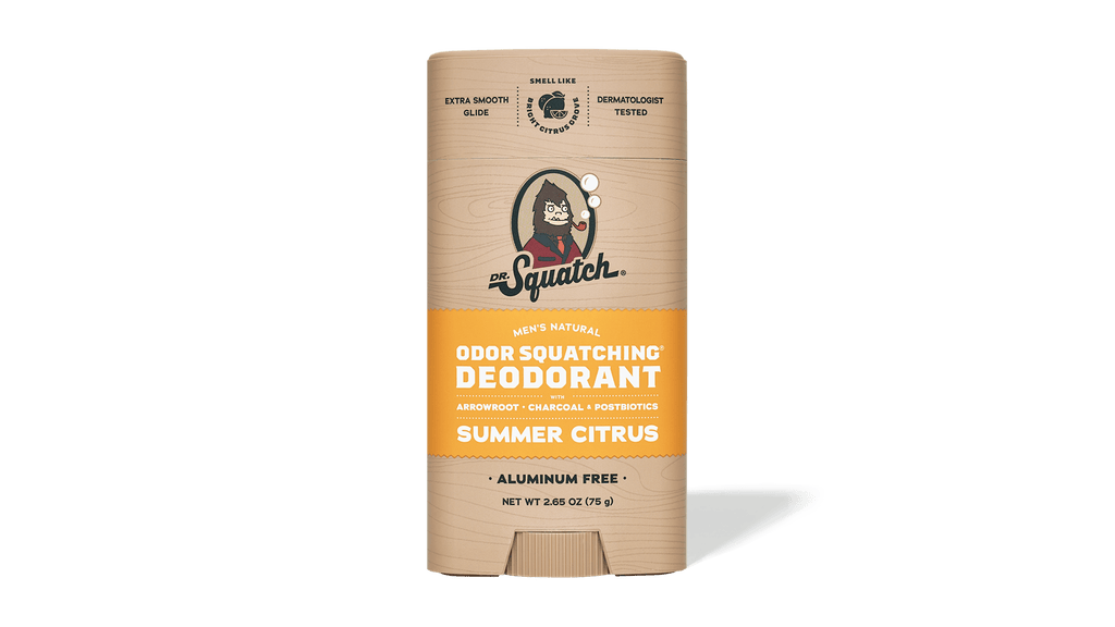 Dr. Squatch Summer Citrus Deodorant packaging