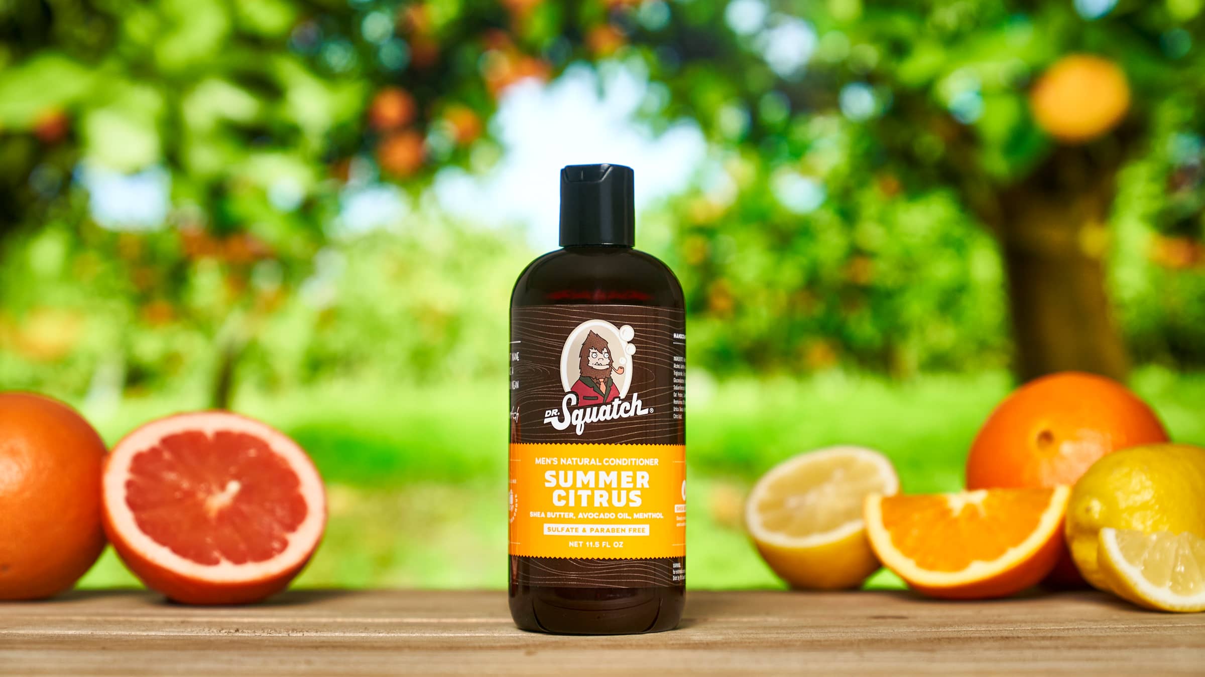 Dr. Squatch Conditioner 3-Pack being used