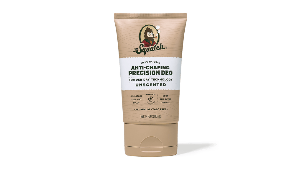 Dr. Squatch Unscented Precision Deo deodorant packaging