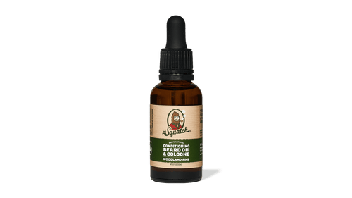 Dr. Squatch Conditioning Beard Oil & Cologne Woodland Pine packaging